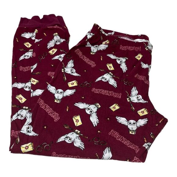 LCW Young Harry Potter Gryffindor Girl's Long Sleeve Pajama Set Size XL - Picture 7 of 12